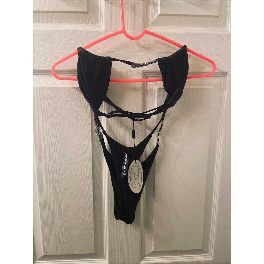 Dolls Kill - Black String Bikini - Brand New with tags - Large